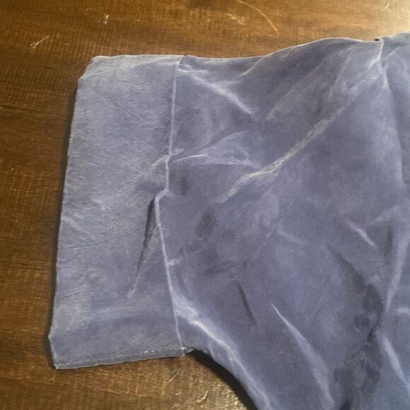 Natalie Busby Collection Cupro T- Dress Small Blue - Picture 4 of 7